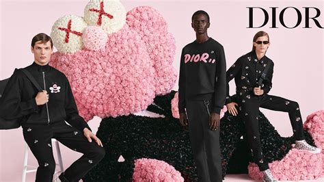 dior homme x kaws bouquet de fleurs dior|Dior Reunites With KAWS for Slithering Menswear Capsule.